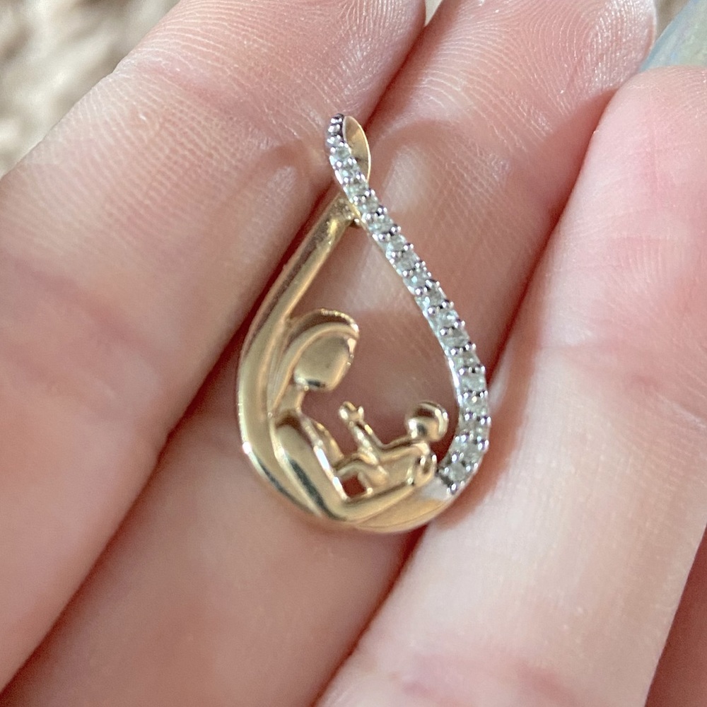 Mother/Child Necklace Charm
